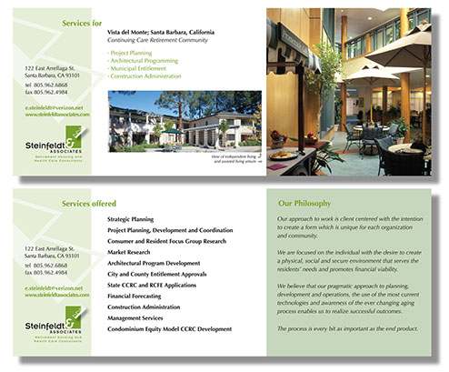 Steinfeldt Associates Marketing Brochure Steinfeldt Associates Marketing Brochure